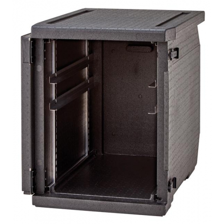 Pojemnik termoizolacyjny Cambro CAM GOBOX ładowany od przodu, 155 l, regulowane 2 pary prowadnic, na poj. o wym.600x400 155 l