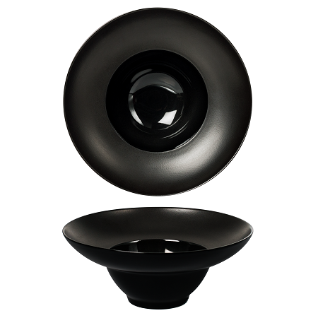 Talerz do makaronu 250 ml - Ambition Satin Black