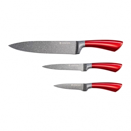 Komplet noży (nóż uniwersalny) Jasper 3-elementowy AMBITION