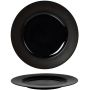 Talerz płaski z rantem 160 mm - Ambition Satin Black