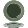 Talerz płaski z rantem 160 mm - Ambition Satin Green