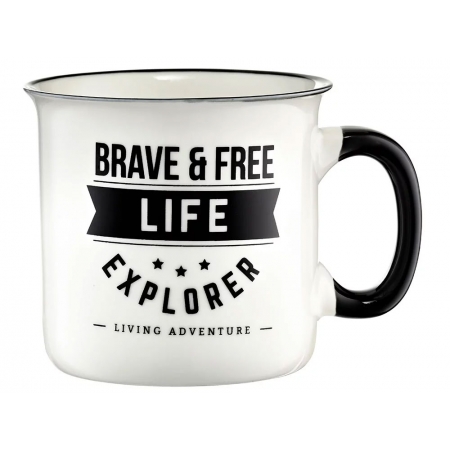 Kubek Adventure Brave and free 510 ml AMBITION